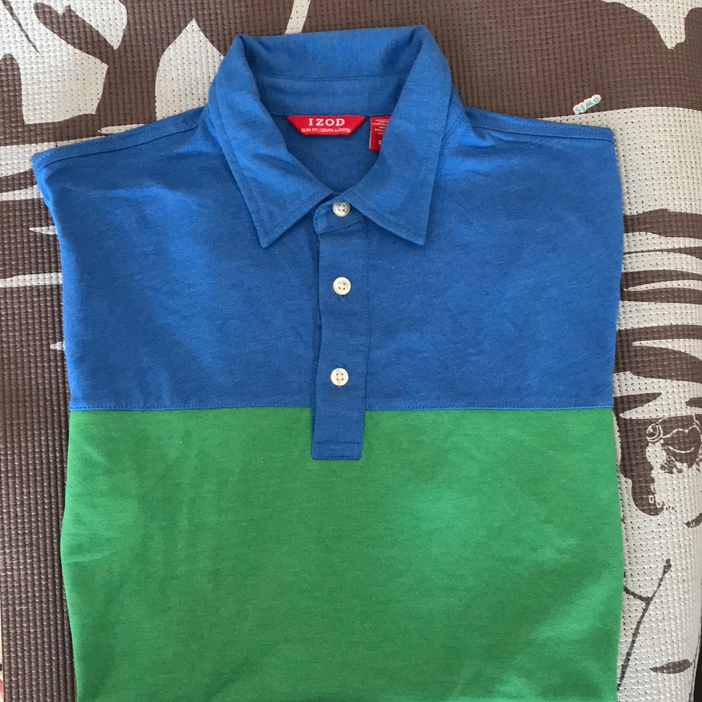 Isod 👕 polo size smalll blue and green